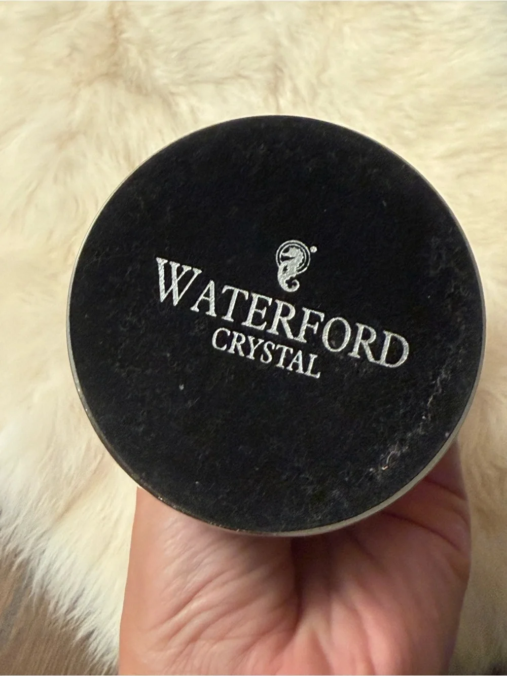 Waterford silver heavy Candle Holder